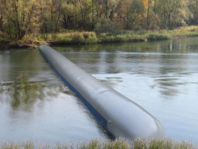 Эластичная водоналивная защитная дамба из ПВХ